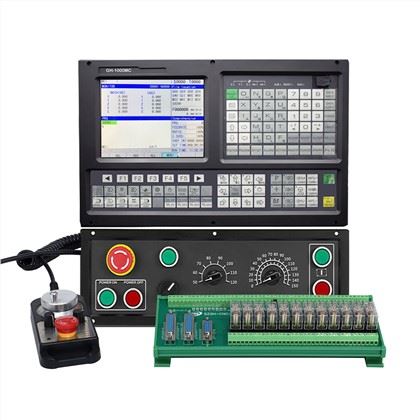 1) 2 Axis Fully English Type CNC lathe controller 
<br />
2) 800x600 8.4 inch real color LCD displayer
<br />
3) Electric Turret & Binary code turret,Max: 99 pcs tools
<br />
4) Support ATC , Macro function and PLC function
