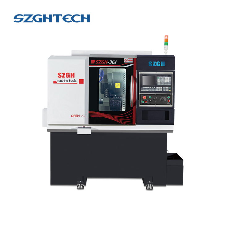 The 2-axis lathe machine for sale is a kind of mechanical equipment for processing various materials, which has a number of patented technologies such as high rigidity and anti-deformation structure. 
It is widely used in the upgrading of hard rail CNC lathes, cam automatic lathes, and hydraulic lathes, realizing automatic production to save labor costs and improve product quality.